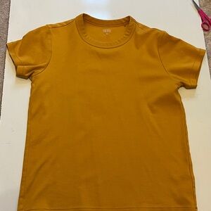 Uniqlo Kids Golden Yellow Short Sleeve Tee